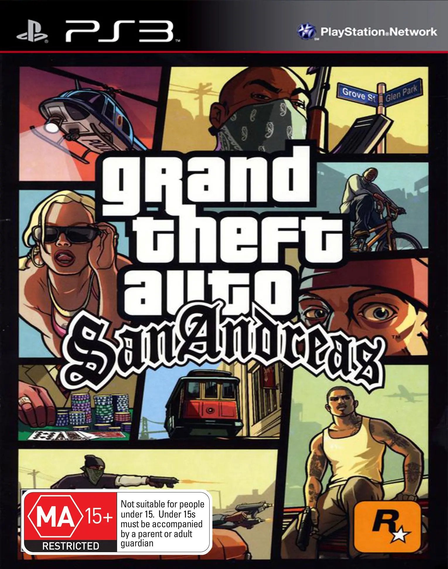 Game | Sony PlayStation PS3 | Grand Theft Auto San Andreas Physical Video Games Game Sony