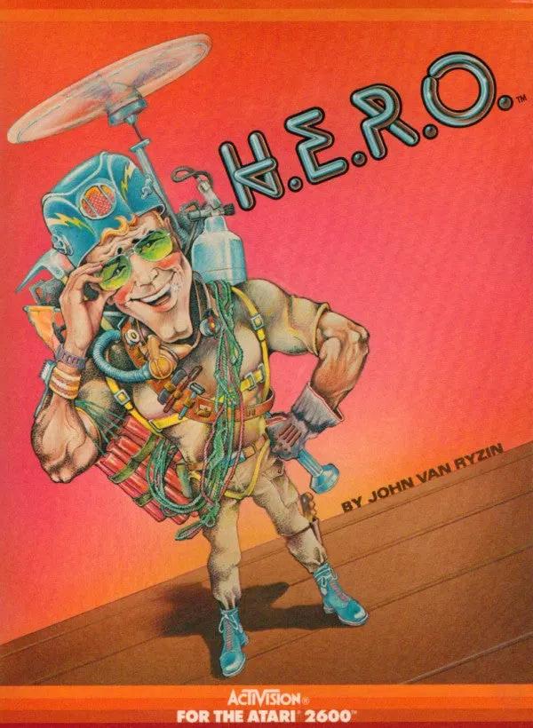 Game | Atari 2600 | H.E.R.O. Physical Video Games Game Atari