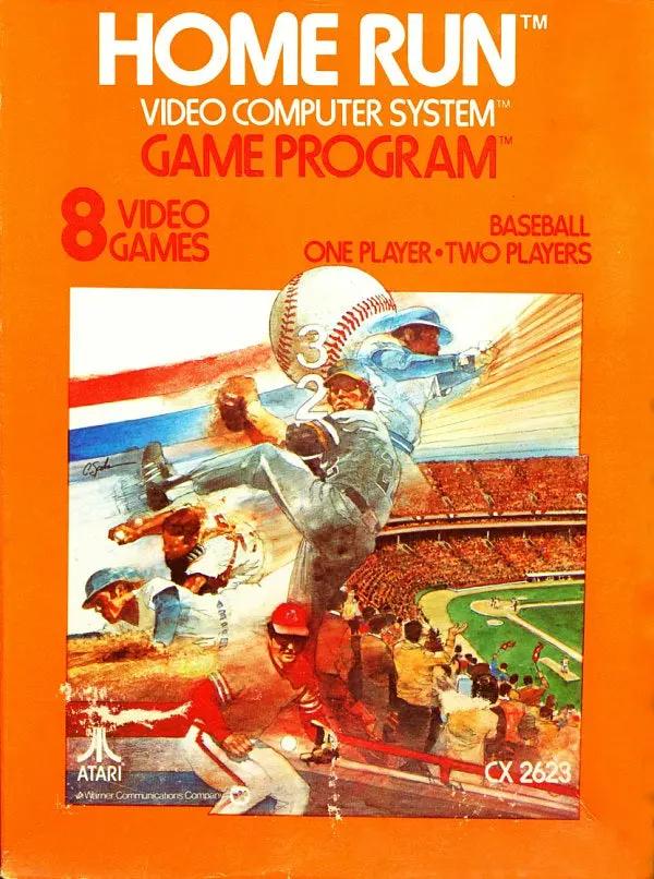 Game | Atari 2600 | Home Run Physical Video Games Game Atari