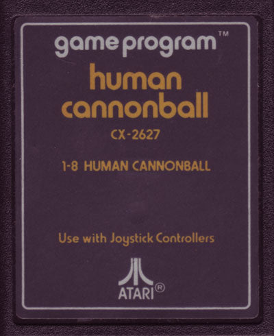 Game | Atari 2600 | Human Cannonball (Text Label)