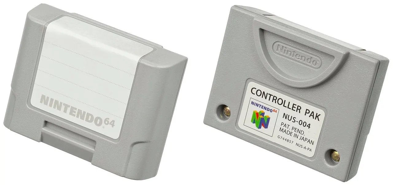 Accessory | Nintendo 64 | N64 Controller Memory Pack pak Home Game Console Accessories Accessory Nintendo
