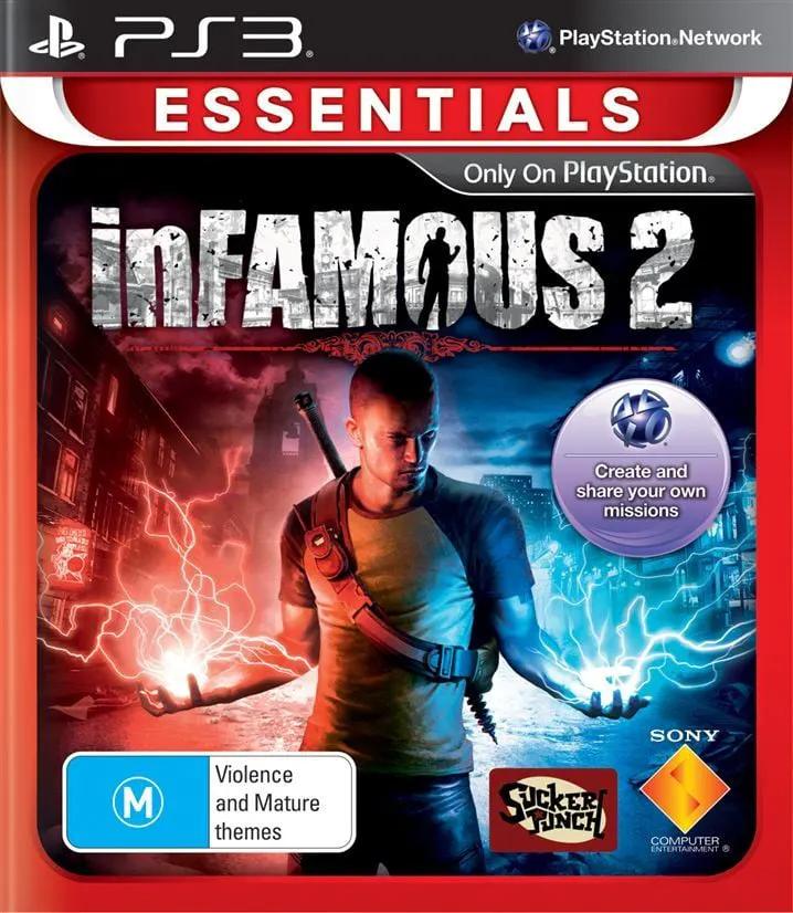 Game | Sony PlayStation PS3 | Infamous 2 (Essentials) Physical Video Games Game Sony