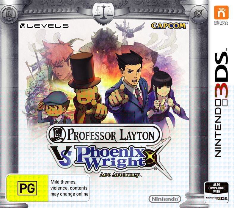 Game | Nintendo 3DS | Professor Layton Vs. Phoenix Wright: Ace Attorney
