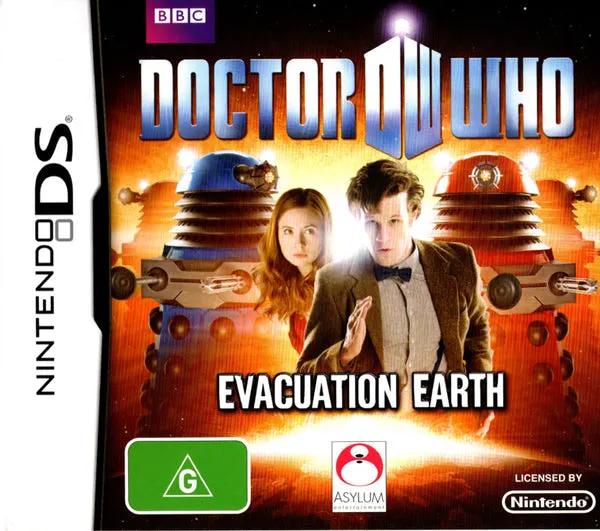 Game | Nintendo DS | Doctor Who Evacuation Earth Physical Video Games Game Nintendo