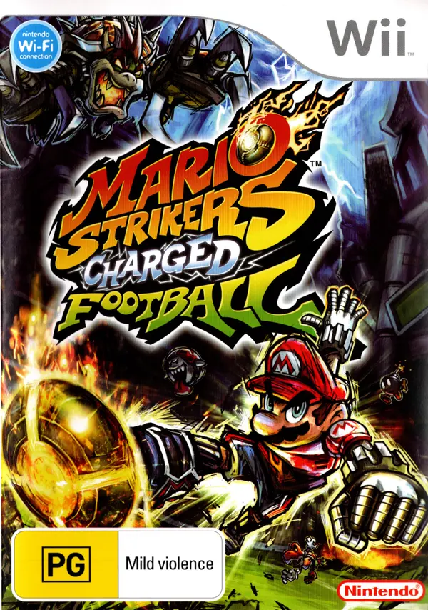 Game | Nintendo Wii | Mario Strikers Charged Football Physical Video Games Game Nintendo