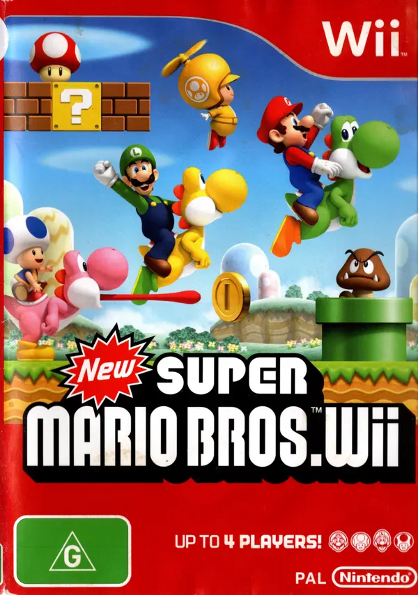 Game | Nintendo Wii | New Super Mario Bros. Wii Physical Video Games Game Nintendo