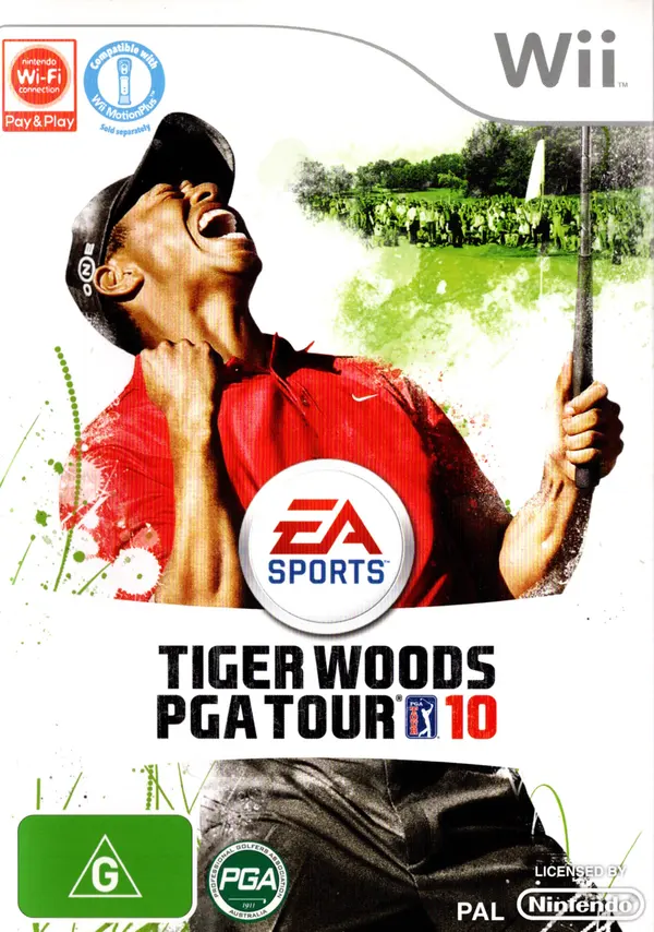 Game | Nintendo Wii | Tiger Woods PGA Tour 10 Physical Video Games Game Nintendo