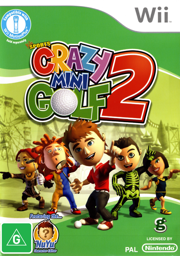 Game | Nintendo Wii | Kidz Sports Crazy Mini Golf