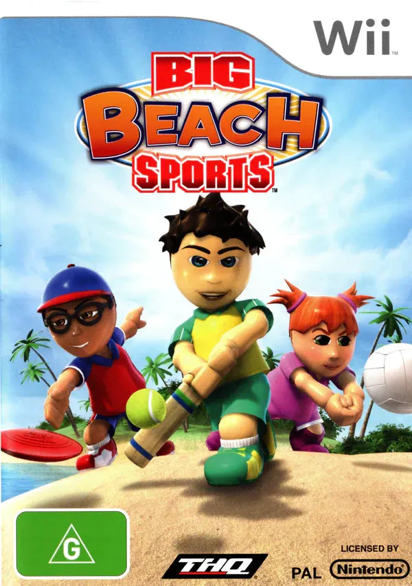 Game | Nintendo Wii | Big Beach Sports Physical Video Games Game Nintendo