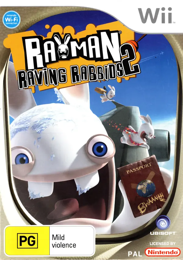 Game | Nintendo Wii | Rayman Raving Rabbids 2 Physical Video Games Game Nintendo
