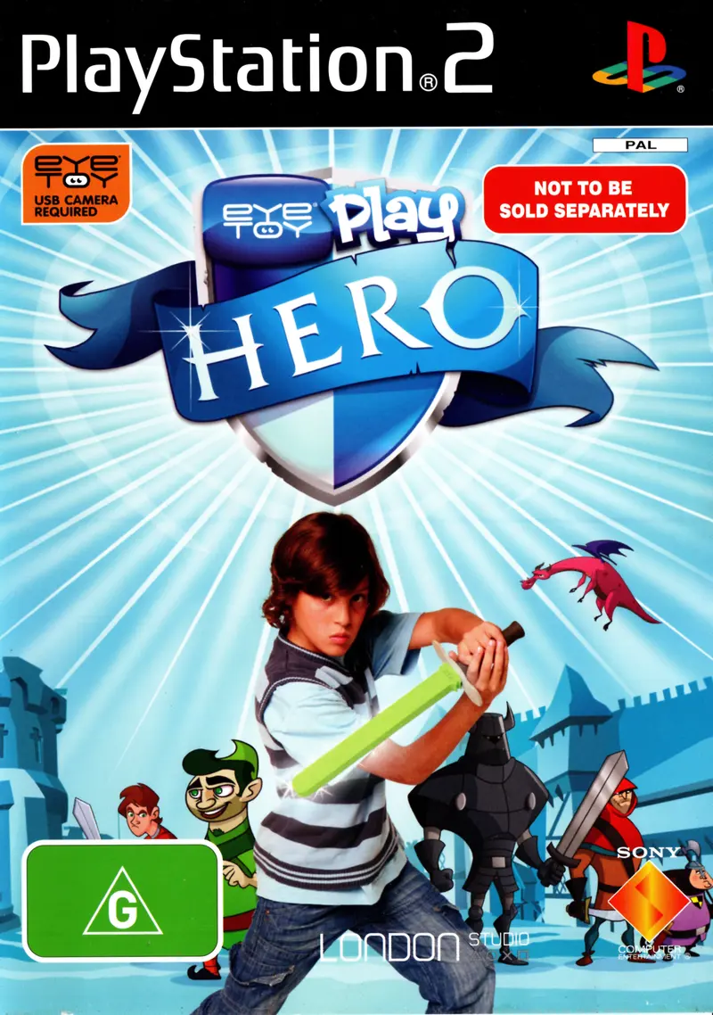 Game | Sony PlayStation PS2 | Eye Toy Play: Hero Physical Video Games Game Sony