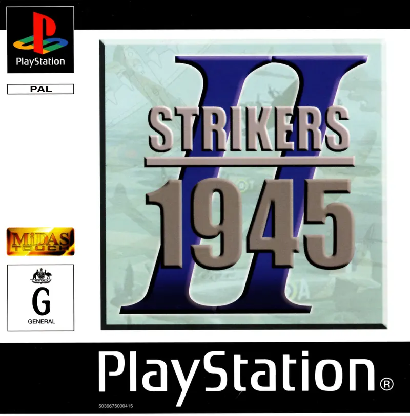 Game | Sony PlayStation PS1 | Strikers 1945 II Physical Video Games Game Sony