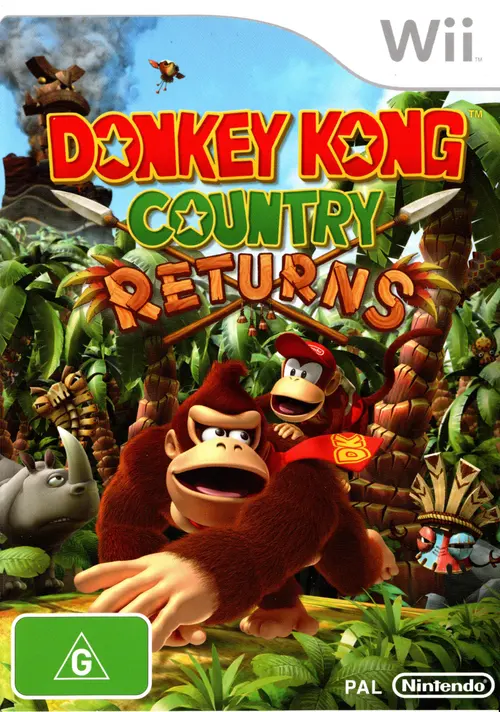 Game | Nintendo Wii | Donkey Kong Country Returns Physical Video Games Game Nintendo