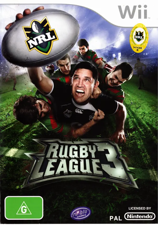 Game | Nintendo Wii | Rugby League 3 Physical Video Games Game Nintendo