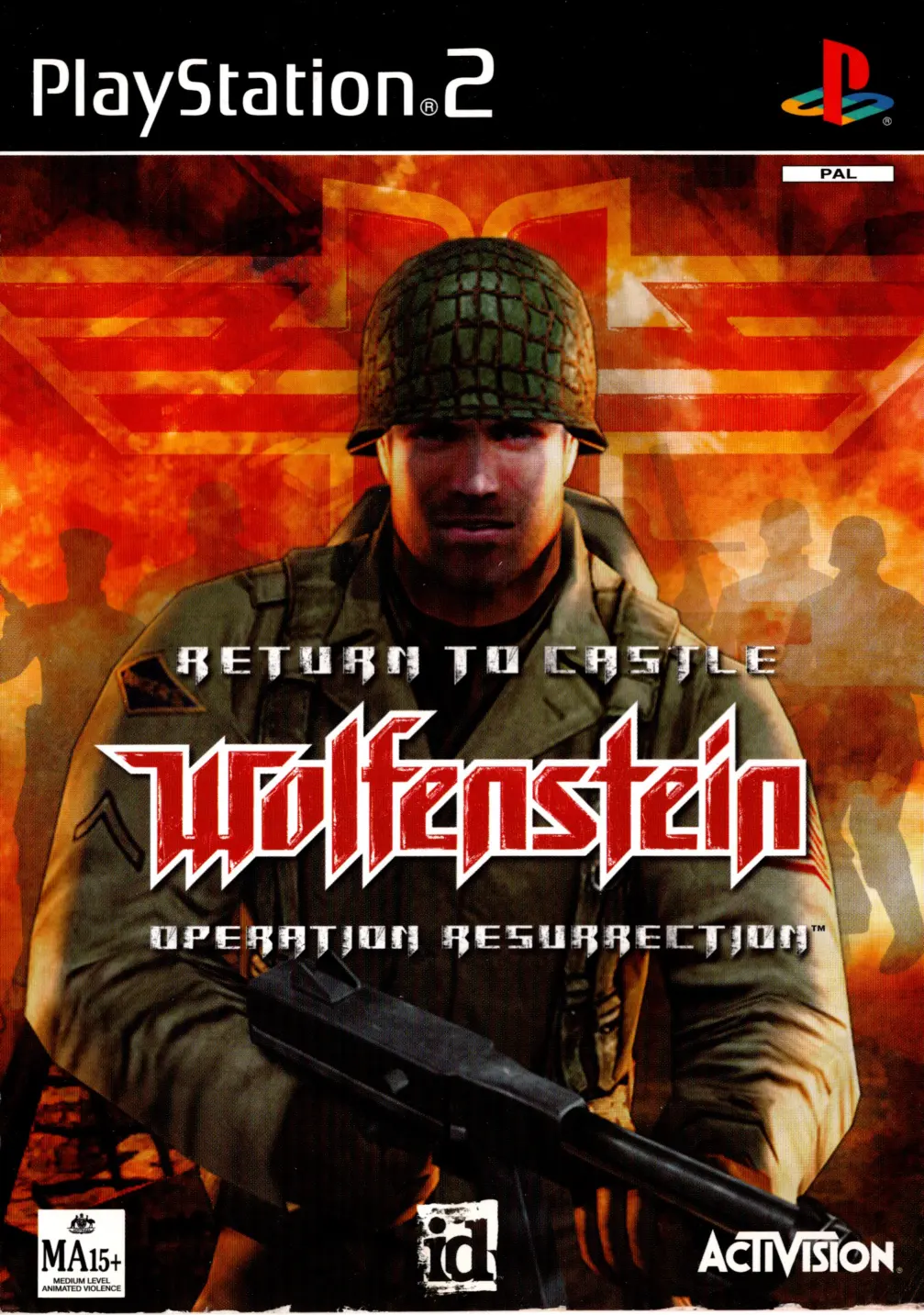 Game | Sony PlayStation PS2 | Return To Castle Wolfenstein: Operation Resurrection Physical Video Games Game Sony