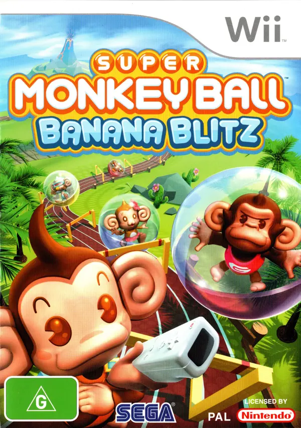 Game | Nintendo Wii | Super Monkey Ball: Banana Blitz Physical Video Games Game Nintendo
