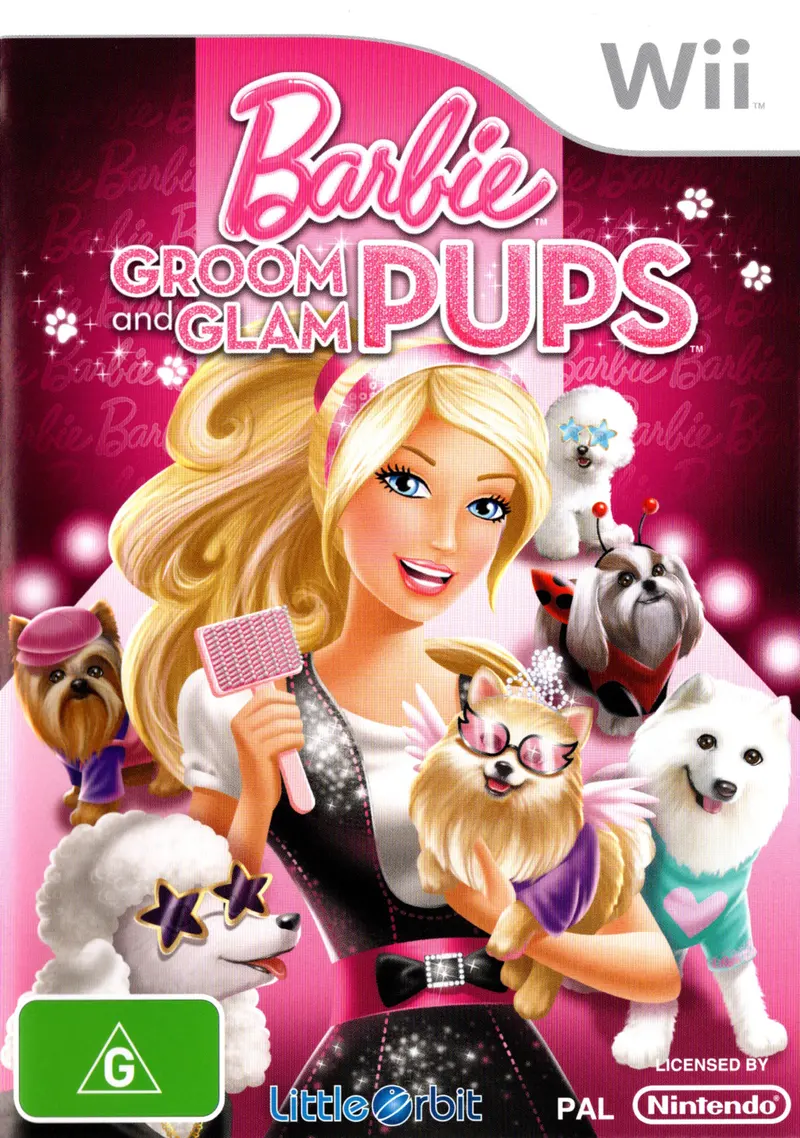 Game | Nintendo Wii | Barbie: Groom And Glam Pups Physical Video Games Game Nintendo