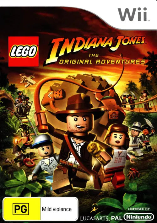 Game | Nintendo Wii | LEGO Indiana Jones: The Original Adventures Physical Video Games Game Nintendo