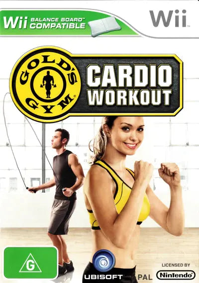 Game | Nintendo Wii | Gold's Gym: Cardio Workout Physical Video Games Game Nintendo