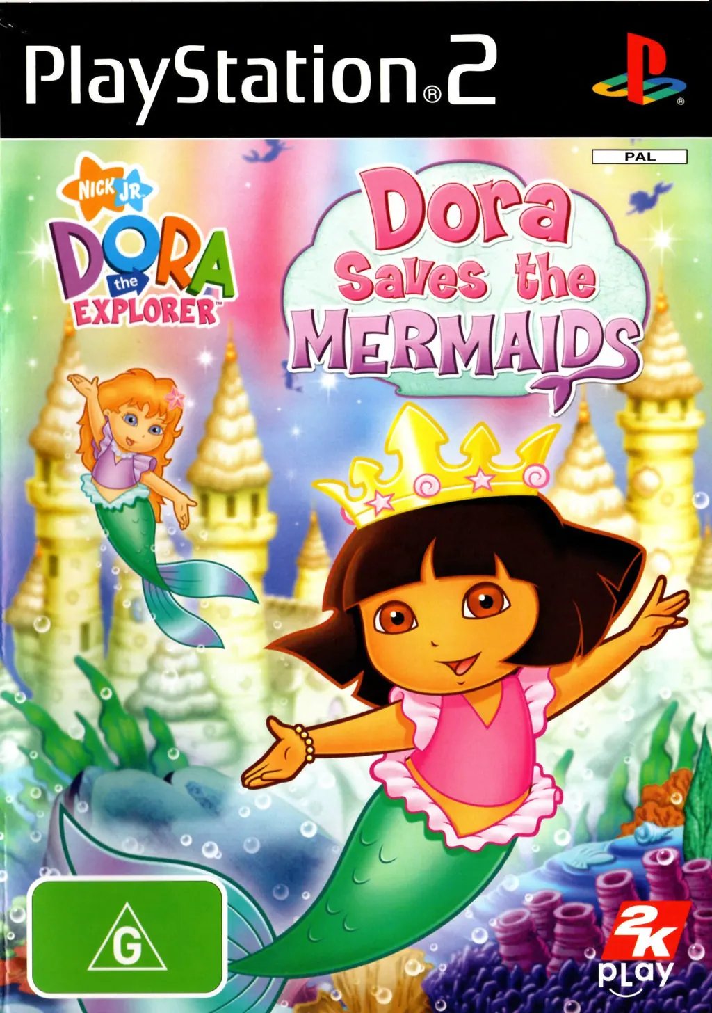 Game | Sony PlayStation PS2 | Dora The Explorer: Dora Saves The Mermaids Physical Video Games Game Sony