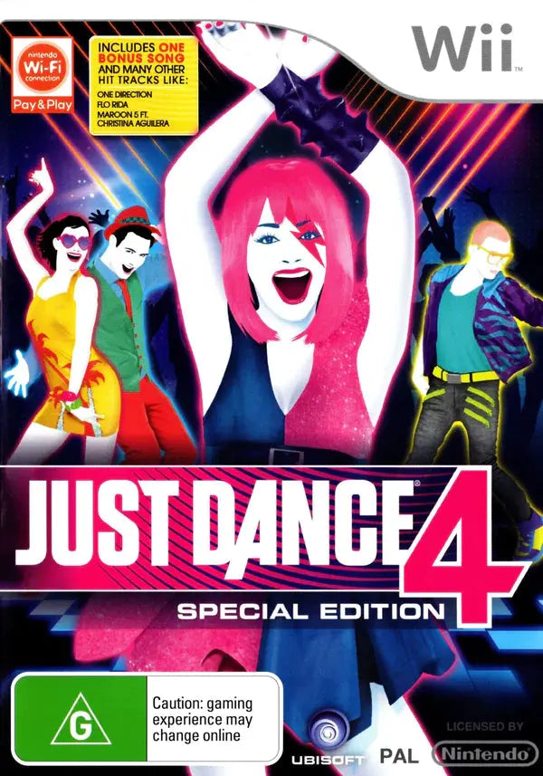 Game | Nintendo Wii | Just Dance 4 Special Edition Physical Video Games Game Nintendo
