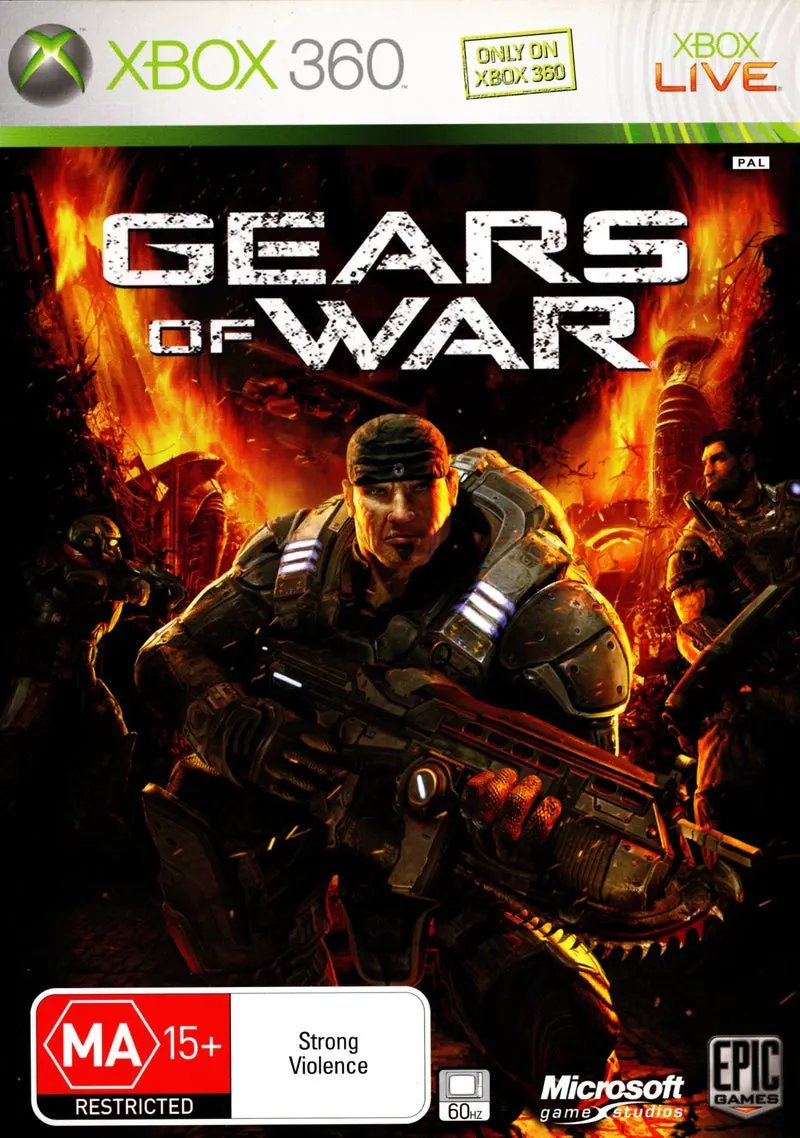 Game | Xbox 360 | Gears Of War Physical Video Games Game Microsoft