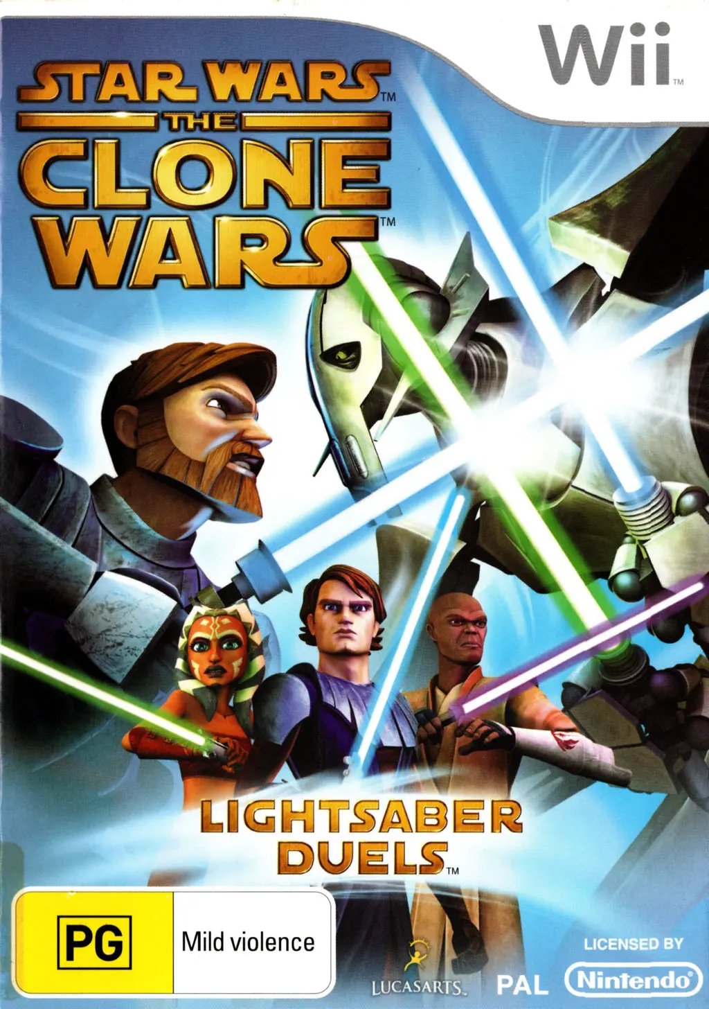 Game | Nintendo Wii | Star Wars: The Clone Wars Lightsaber Duels Physical Video Games Game Nintendo