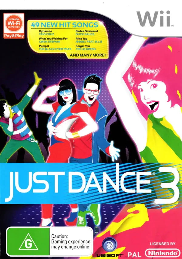 Game | Nintendo Wii | Just Dance 3 Physical Video Games Game Nintendo