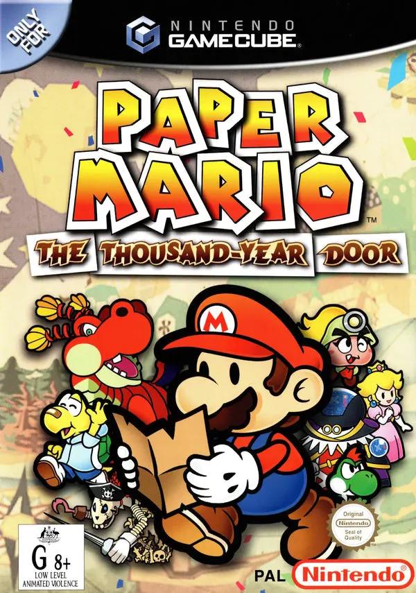 Game | Nintendo GameCube | Paper Mario Thousand Year Door Physical Video Games Game Nintendo