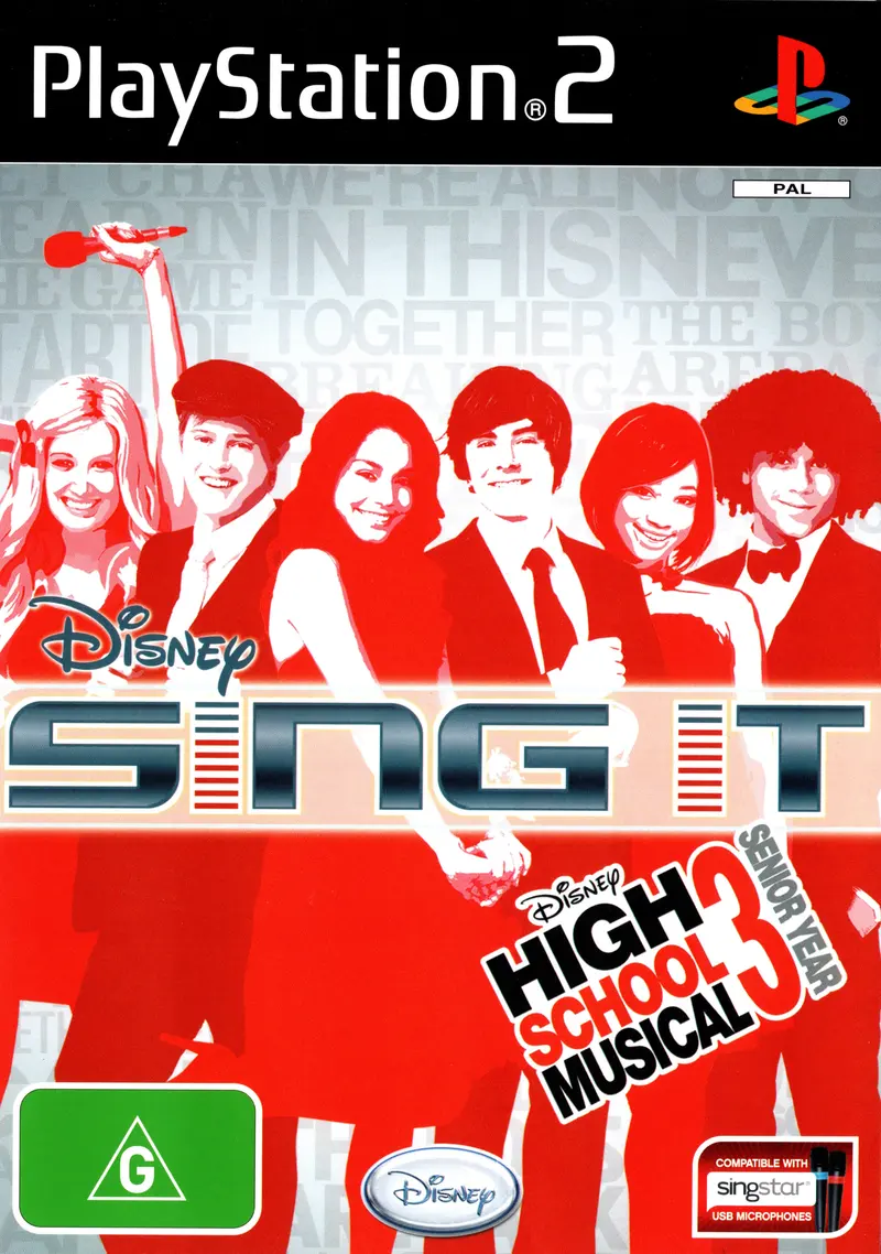 Game | Sony PlayStation PS2 | Disney Sing It High School Musical 3 Physical Video Games Game Sony