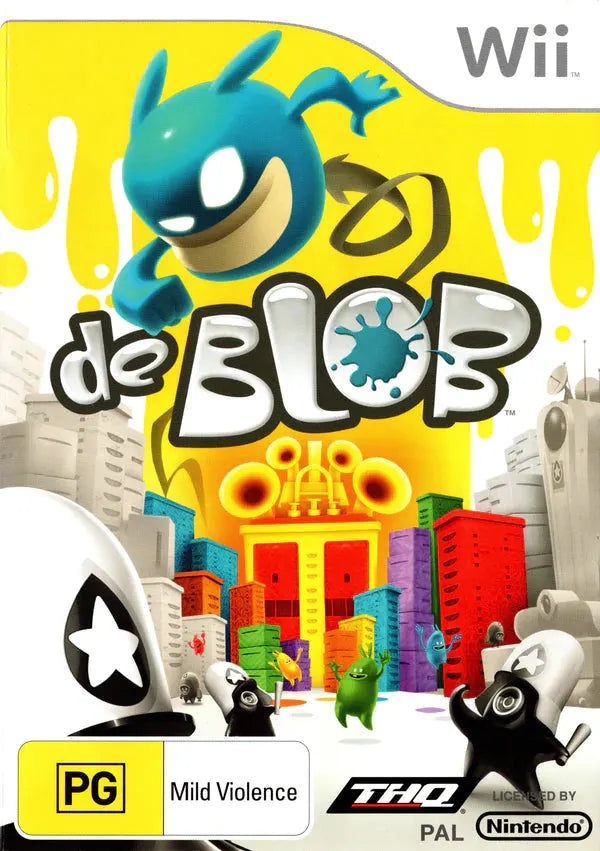 Game | Nintendo Wii | De Blob Physical Video Games Game Nintendo