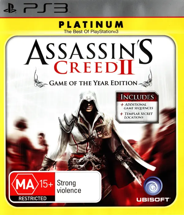 Game | Sony PlayStation PS3 | Assassin's Creed II (Platinum) Physical Video Games Game Sony