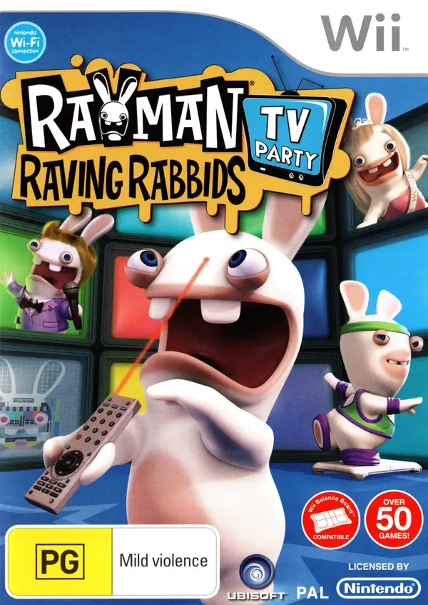 Game | Nintendo Wii | Rayman Raving Rabbids TV Party Physical Video Games Game Nintendo