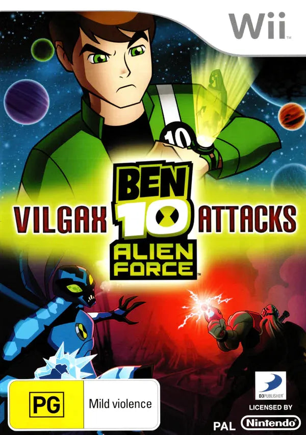 Game | Nintendo Wii | Ben 10 Alien Force Vilgax Attacks Physical Video Games Game Nintendo