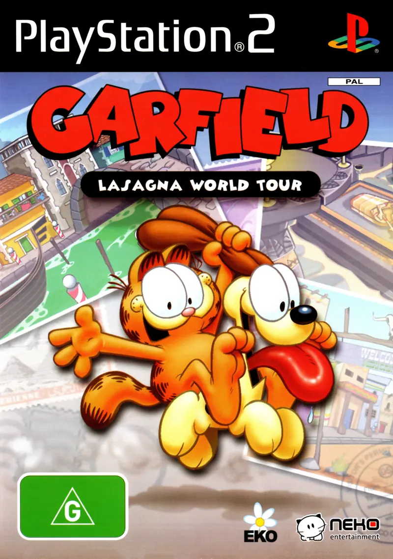 Game | Sony PlayStation PS2 | Garfield Lasagna World Tour Physical Video Games Game Sony