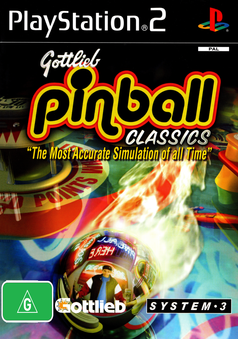 Game | Sony PlayStation PS2 | Gottlieb Pinball Classics