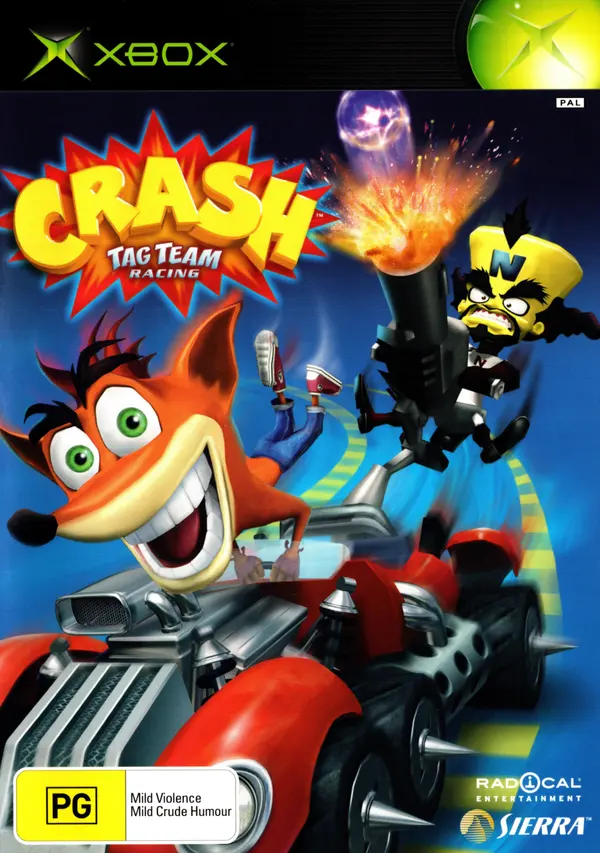 Game | Xbox | Crash Tag Team Racing Physical Video Games Game Microsoft