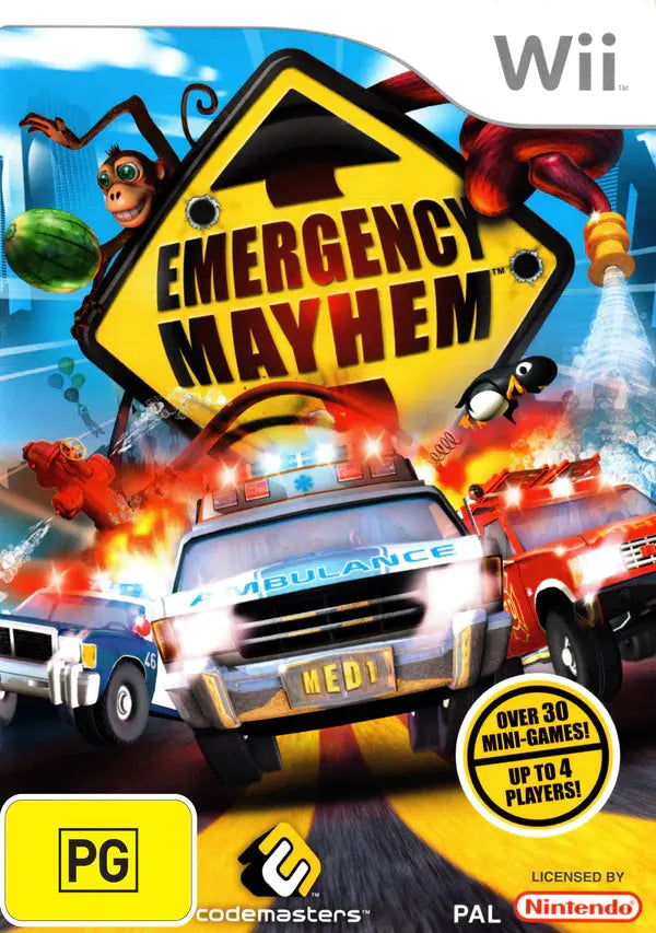 Game | Nintendo Wii | Emergency Mayhem Physical Video Games Game Nintendo