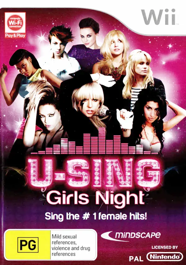 Game | Nintendo Wii | U-Sing Girls Night Physical Video Games Game Nintendo
