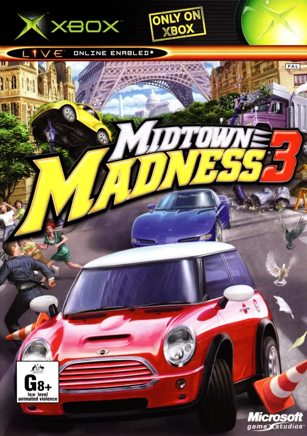 Game | Xbox | Midtown Madness 3 Physical Video Games Game Microsoft