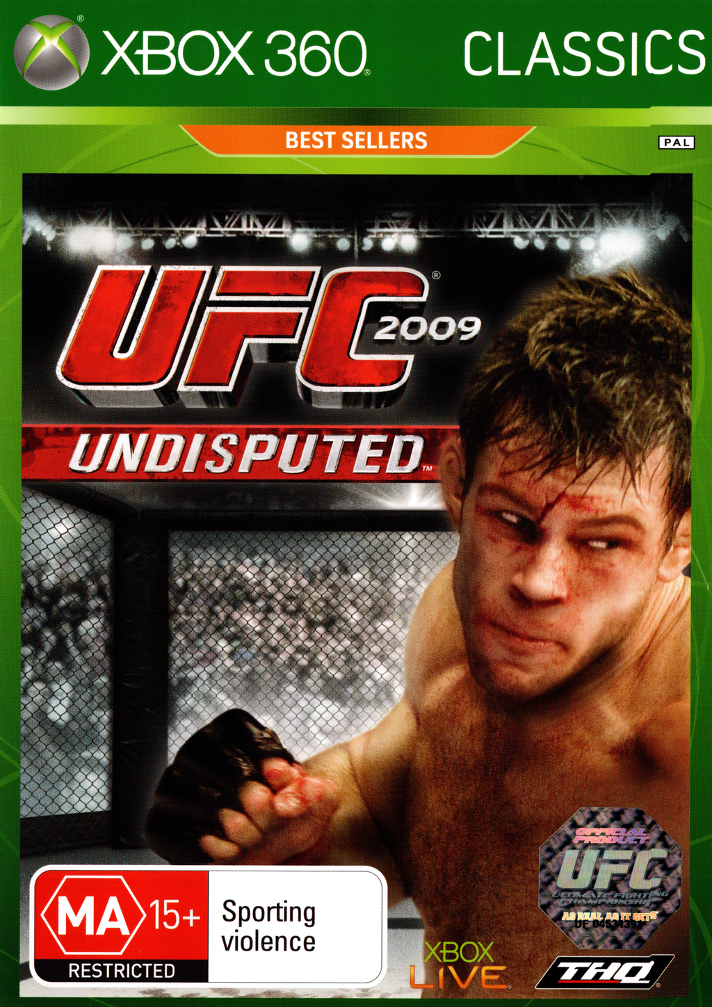 Game | Microsoft Xbox 360 | UFC 2009 Undisputed (Classics)