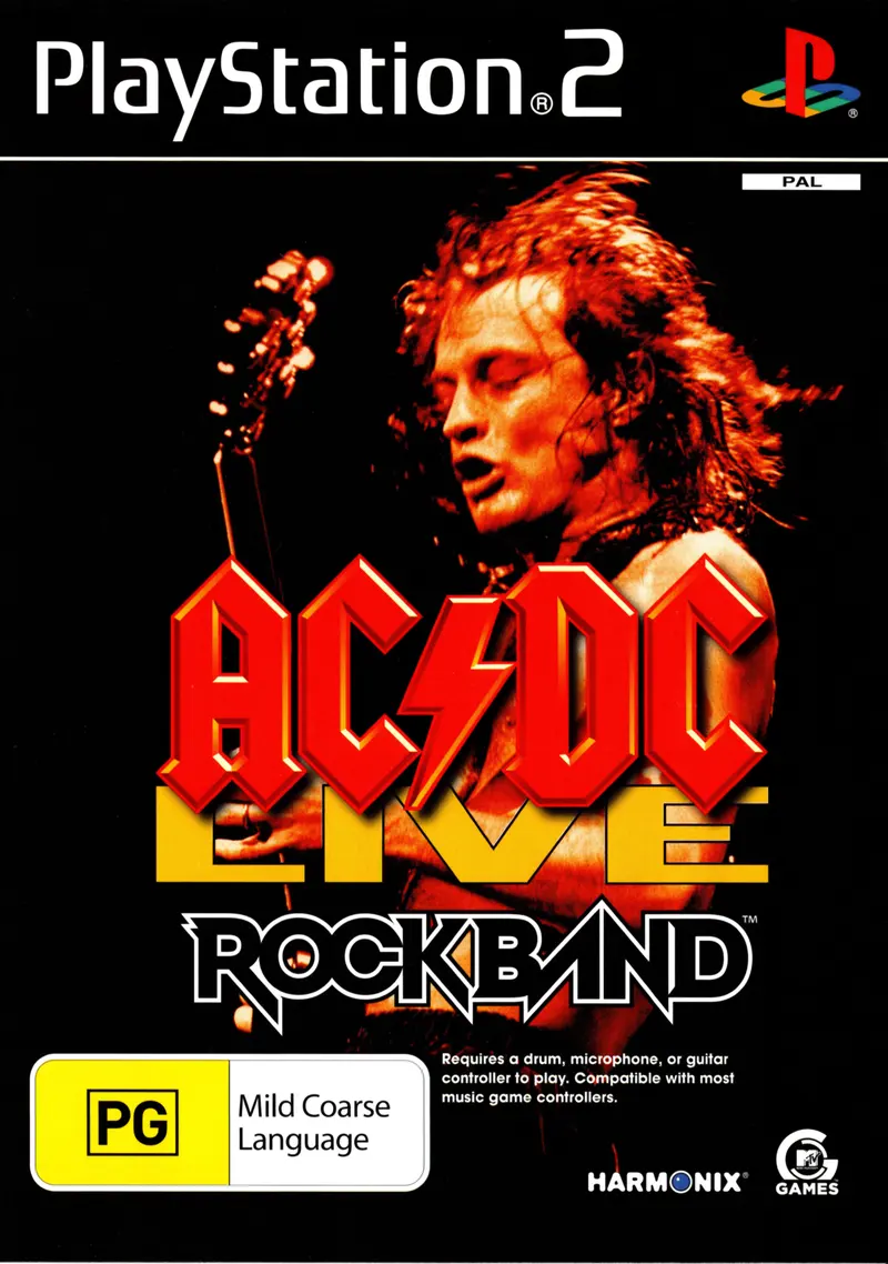 Game | Sony PlayStation PS2 | AC/DC Live: Rock Band Physical Video Games Game Sony