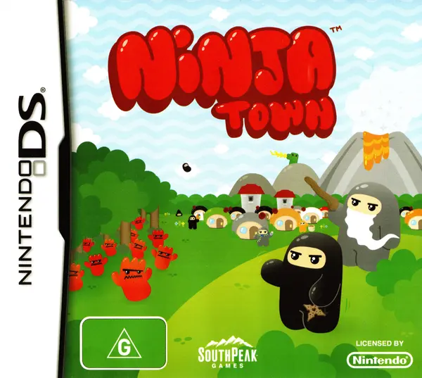 Game | Nintendo DS | Ninja Town Physical Video Games Game Nintendo