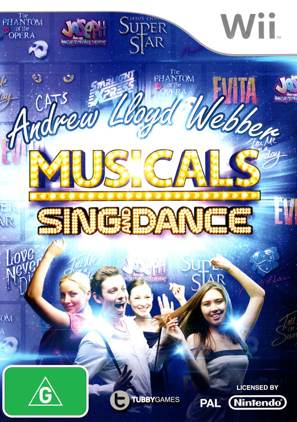 Game | Nintendo Wii | Andrew Lloyd Webber Musicals: Sing And Dance