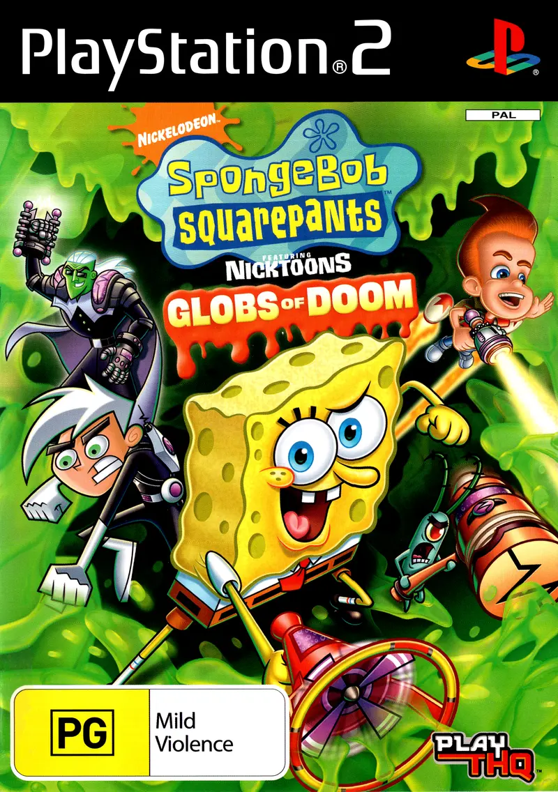 Game | Sony PlayStation PS2 | SpongeBob SquarePants Featuring Nicktoons Globs Of Doom Physical Video Games Game Sony