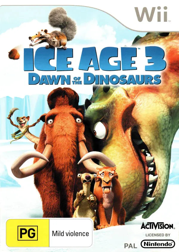 Game | Nintendo Wii | Ice Age 3: Dawn Of The Dinosaurs Physical Video Games Game Nintendo