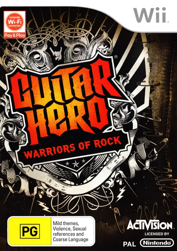 Game | Nintendo Wii | Guitar Hero: Warriors Of Rock Physical Video Games Game Nintendo