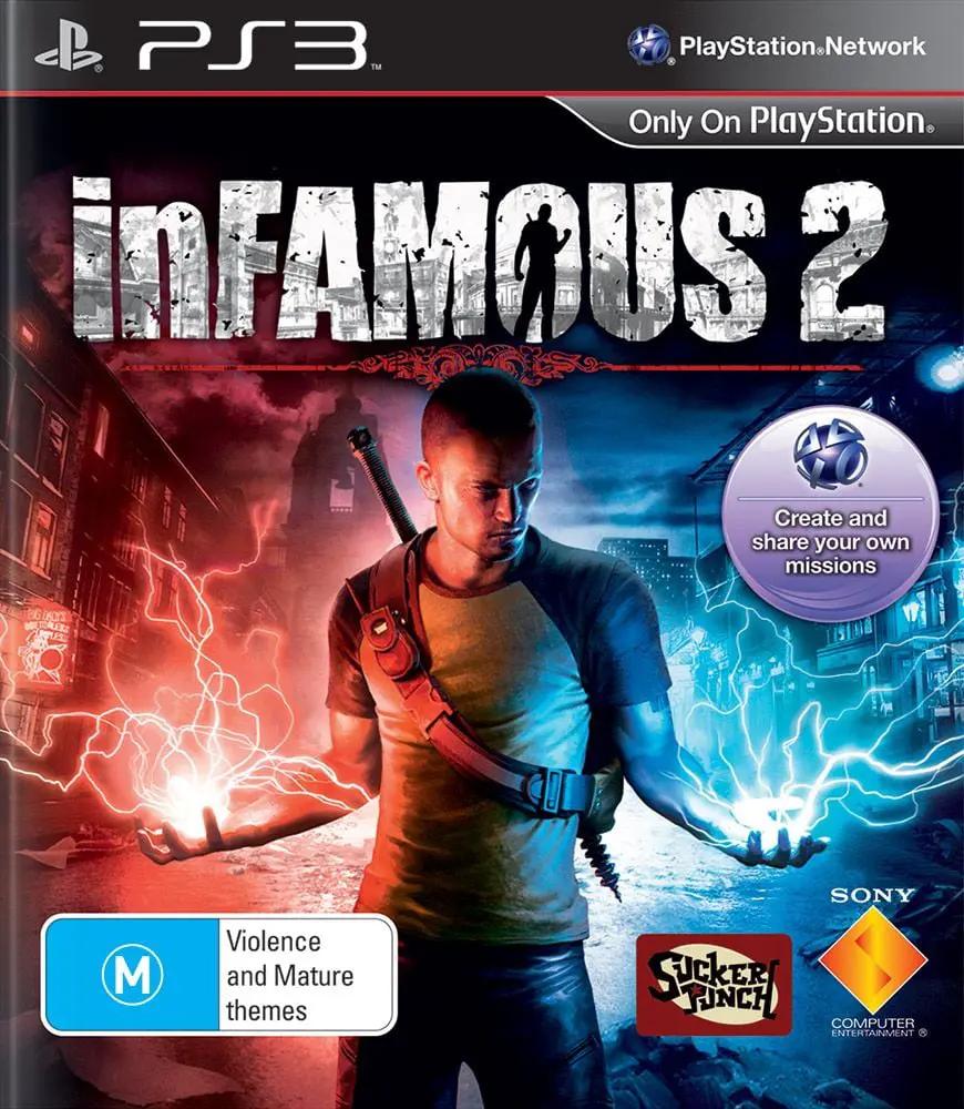 Game | Sony PlayStation PS3 | Infamous 2 Physical Video Games Game Sony