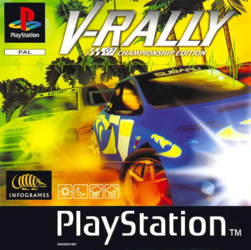 Game | Sony PlayStation PS1 | V-Rally Championship Physical Video Games Game Sony