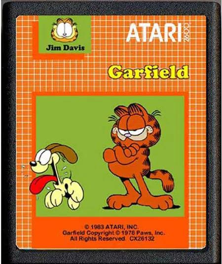 Game | Atari 2600 | Garfield Physical Video Games Game Atari